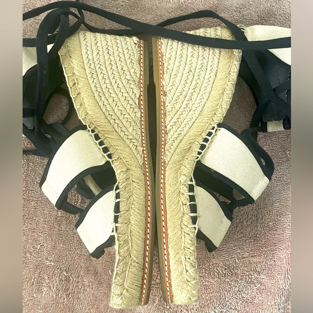 Tory Burch ribbon espadrille sandal